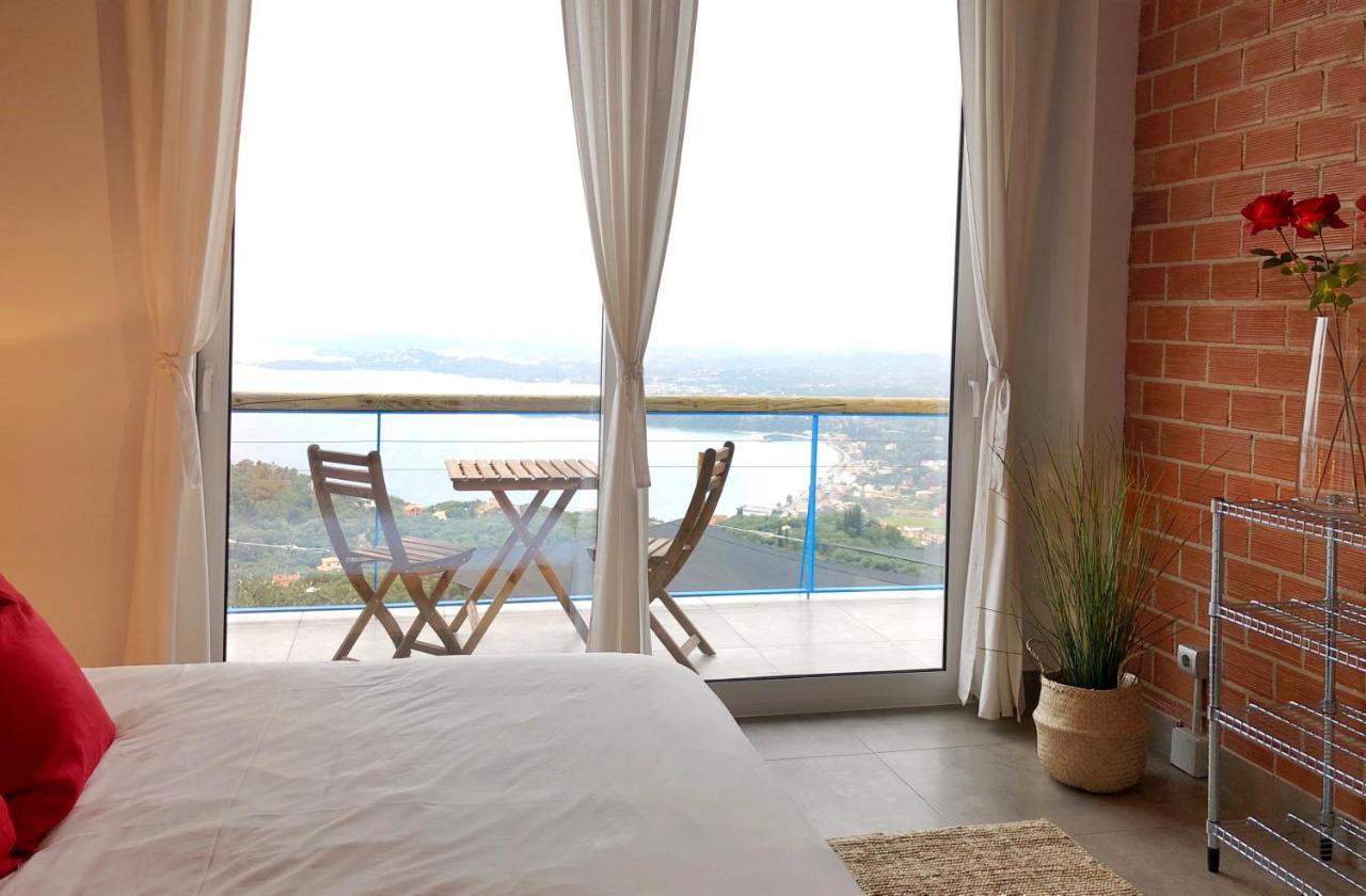 House Sienna Of Villa Intaba Best Views Corfiot Riviera Corfu Island Greece Contemporary Design Pool With Spectacular Sea Views Close To Ipsos Beach Pyrgi  Екстериор снимка