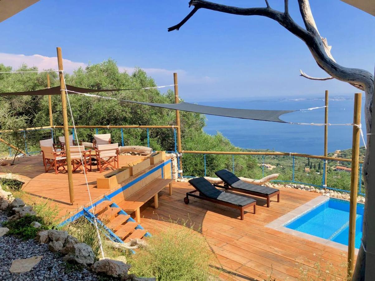 House Sienna Of Villa Intaba Best Views Corfiot Riviera Corfu Island Greece Contemporary Design Pool With Spectacular Sea Views Close To Ipsos Beach Pyrgi  Екстериор снимка