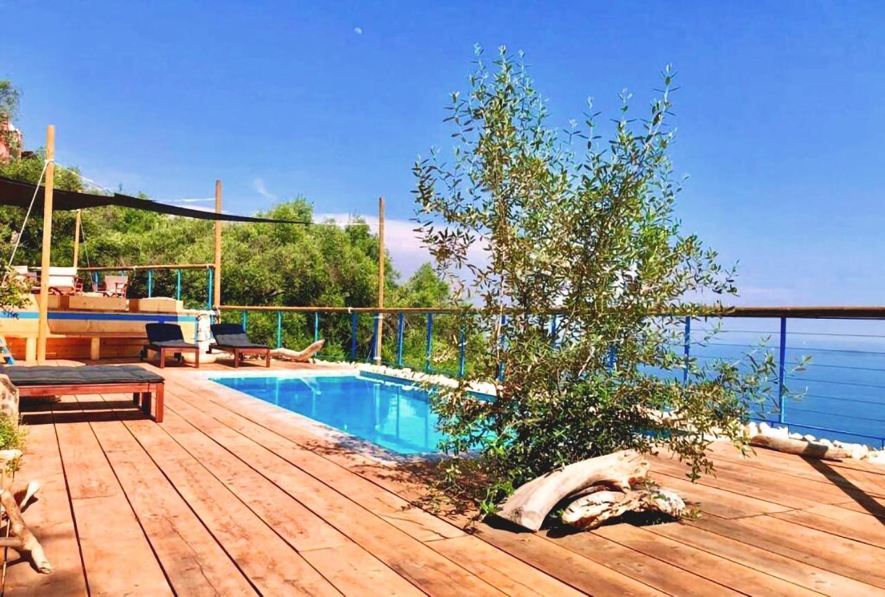 House Sienna Of Villa Intaba Best Views Corfiot Riviera Corfu Island Greece Contemporary Design Pool With Spectacular Sea Views Close To Ipsos Beach Pyrgi  Екстериор снимка